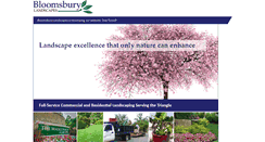 Desktop Screenshot of bloomsburylandscapes.com
