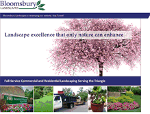 Tablet Screenshot of bloomsburylandscapes.com